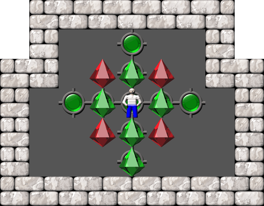 Sokoban Thinking Rabbit Arranged level 417